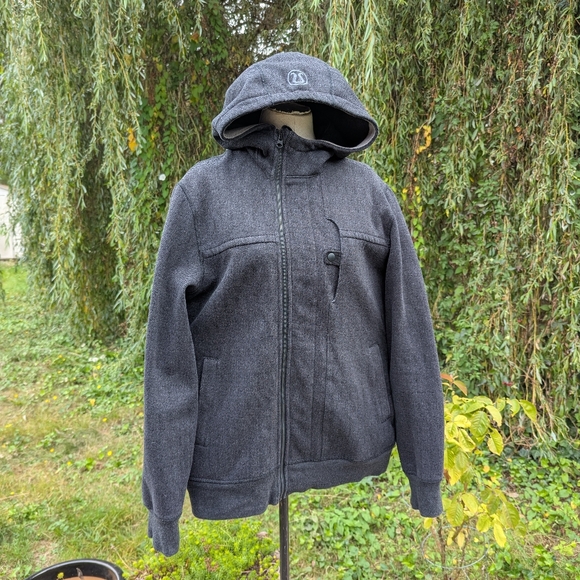 Lululemon West Coast Hoodie Skeleton Bone Gray mens size L - Picture 15 of 16